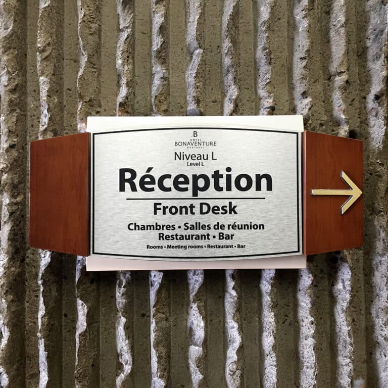 pancarte-direction-reception-hotel-bonaventure-montreal